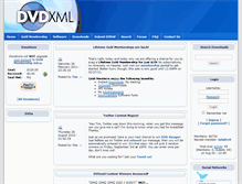Tablet Screenshot of dvdxml.com